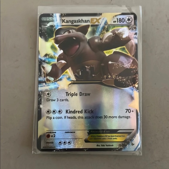 Pokémon card Kansaskhan worth 550 shiny selling one for 450 (2 availables) - Picture 2 of 3